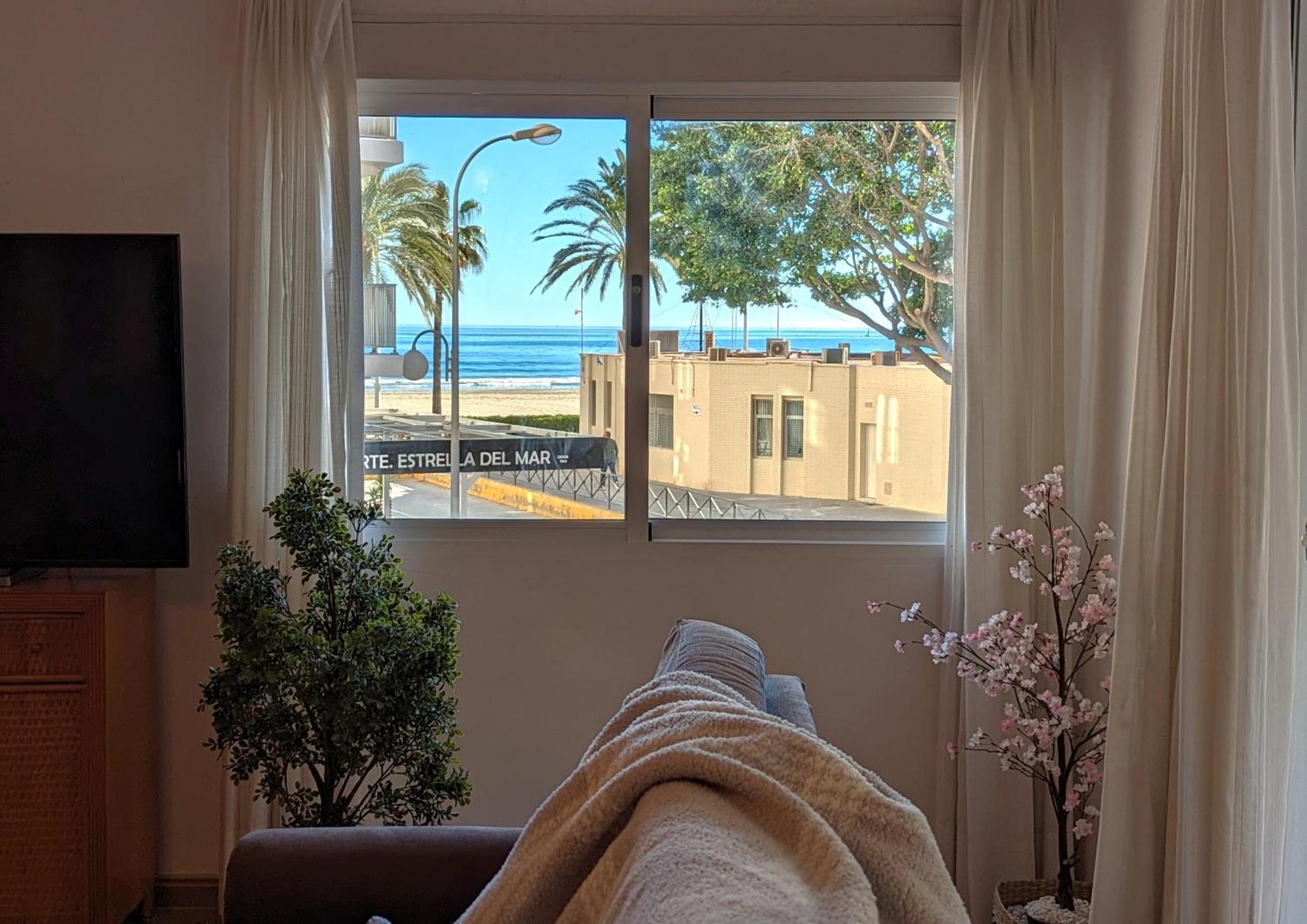 Апартаменты Amplio, Vistas, Parking, A 50 Mts De La Playa Кульера Экстерьер фото